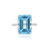 750 white gold ring, 1 treated blue topaz weighing 10.50 carats. - view V3