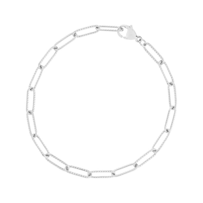 Bracelet acier 20 cm - vue 1
