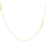 Sautoir or jaune 375. Longueur 62 cm. - vue 1