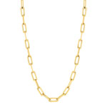 Collier acier doré 45 cm - vue 2