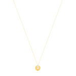 Collier or jaune 375, perles de culture de Chine. Longueur 45 cm. - vue 2