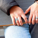 Bague argent 925 - vue porté 1