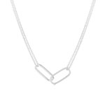 925 sterling silver necklace, 45 cm - view 1