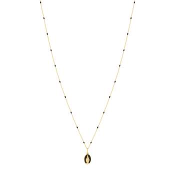 Collier or jaune 375 vierge miraculeuse
