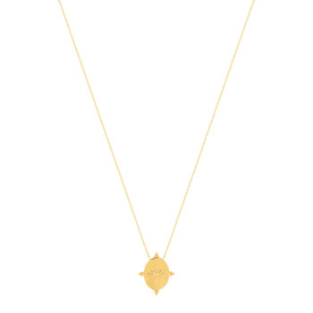 Collier plaque or etoile