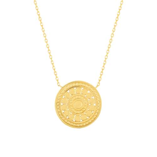 Collier plaque or medaille