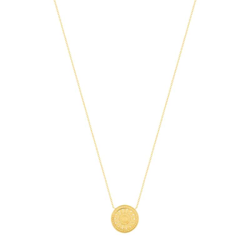 Collier plaque or medaille - vue 2