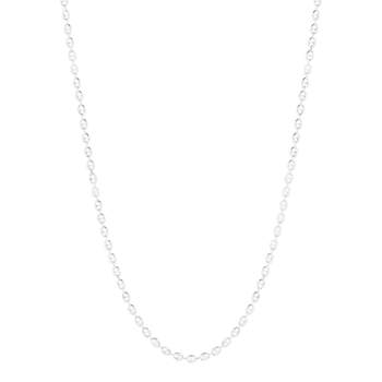 925 zilveren koffiebonenketting 42 cm