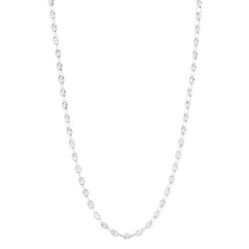 925 zilveren koffiebonenketting 50 cm