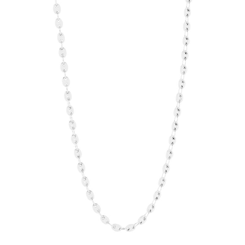 Collier argent 925 maille grain de café 50 cm - vue 2