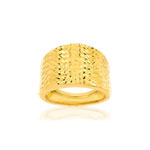 Bague or jaune 375 - vue 1