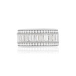 Bague argent 925 zirconias - vue 3