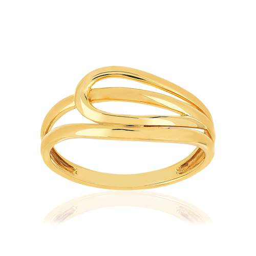 Bague or jaune 375