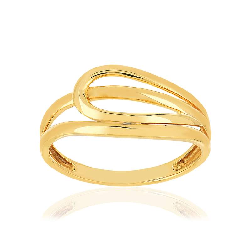 Bague or jaune 375 - vue 1
