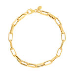 Bracelet or jaune 750 19 cm - vue 1