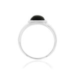 Bague argent 925 onyx - vue 2
