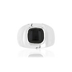 Bague argent 925 onyx - vue 3