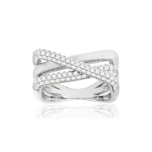Bague argent 925 zirconias