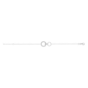 Bracelet argent 925 zirconias 18 cm
