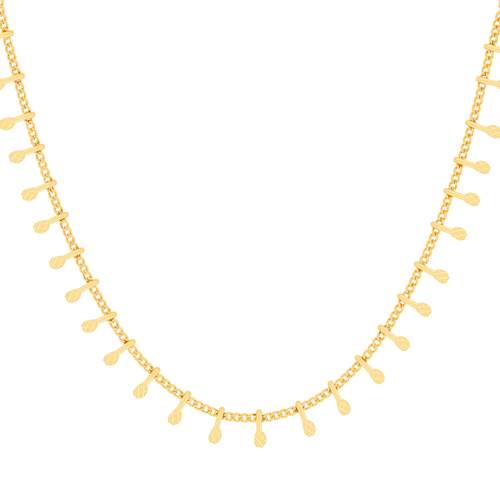 Collier plaqué or 38 à 42 cm