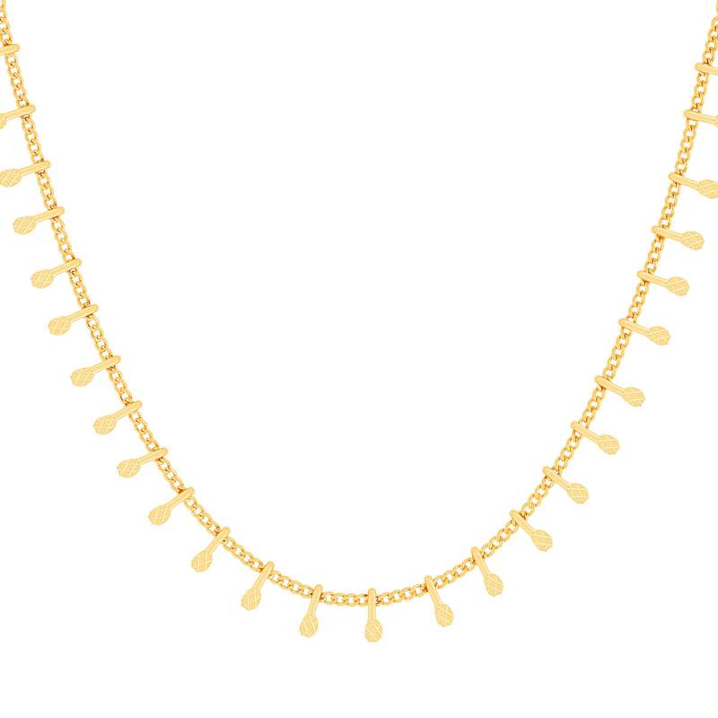 Collier plaqué or 38 à 42 cm - vue 1