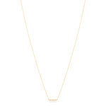 Collier or jaune 375 perles de culture de chine 42 cm - vue 2