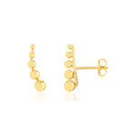 Boucles d'oreilles or jaune 375 - vue 1