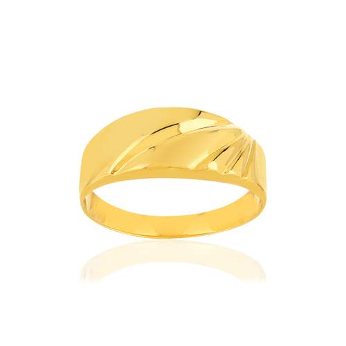 Bague or jaune 375