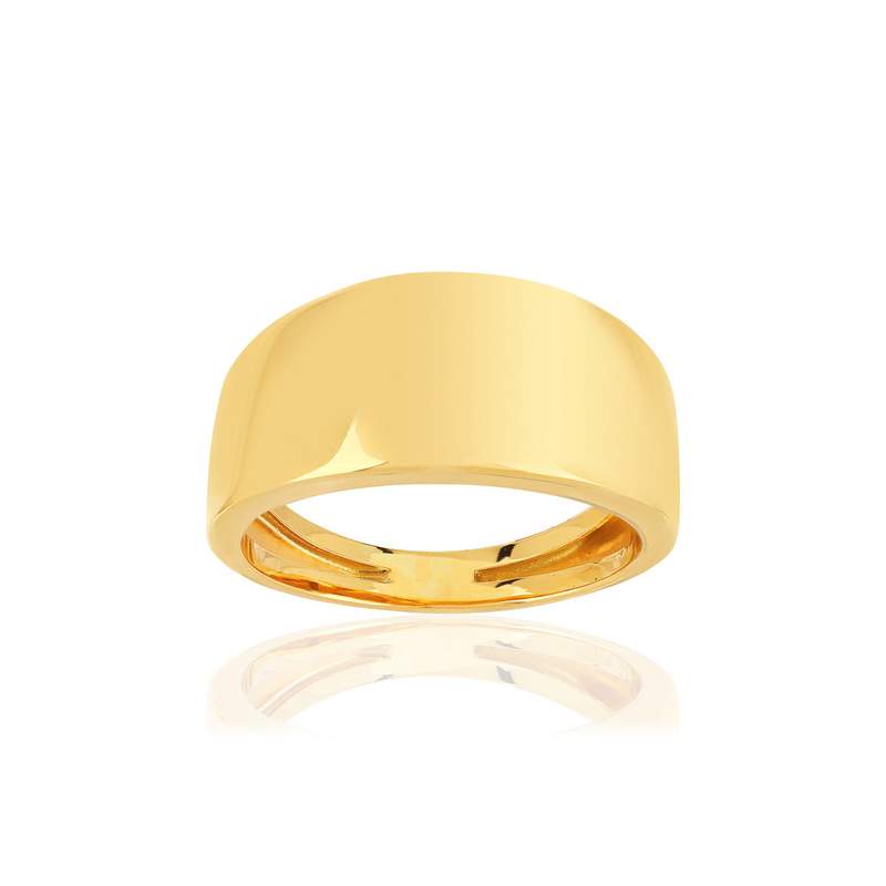 Bague or jaune 375 - vue 1