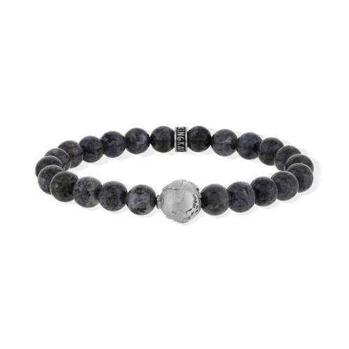 Bracelet cordierite gris acier