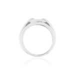Bague argent 925 motif chaîne - vue 2
