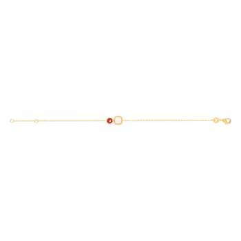18 cm vergulde zirkonia armband