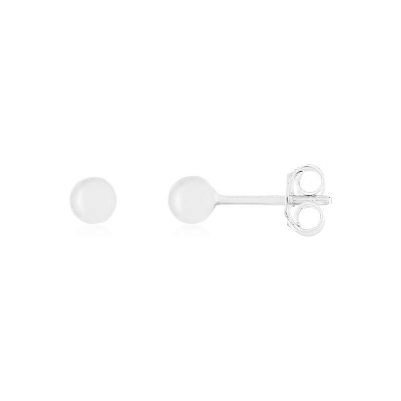 Boucles d'oreilles argent 925, boule - vue 1