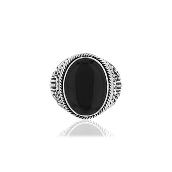 Bague argent 925 onyx