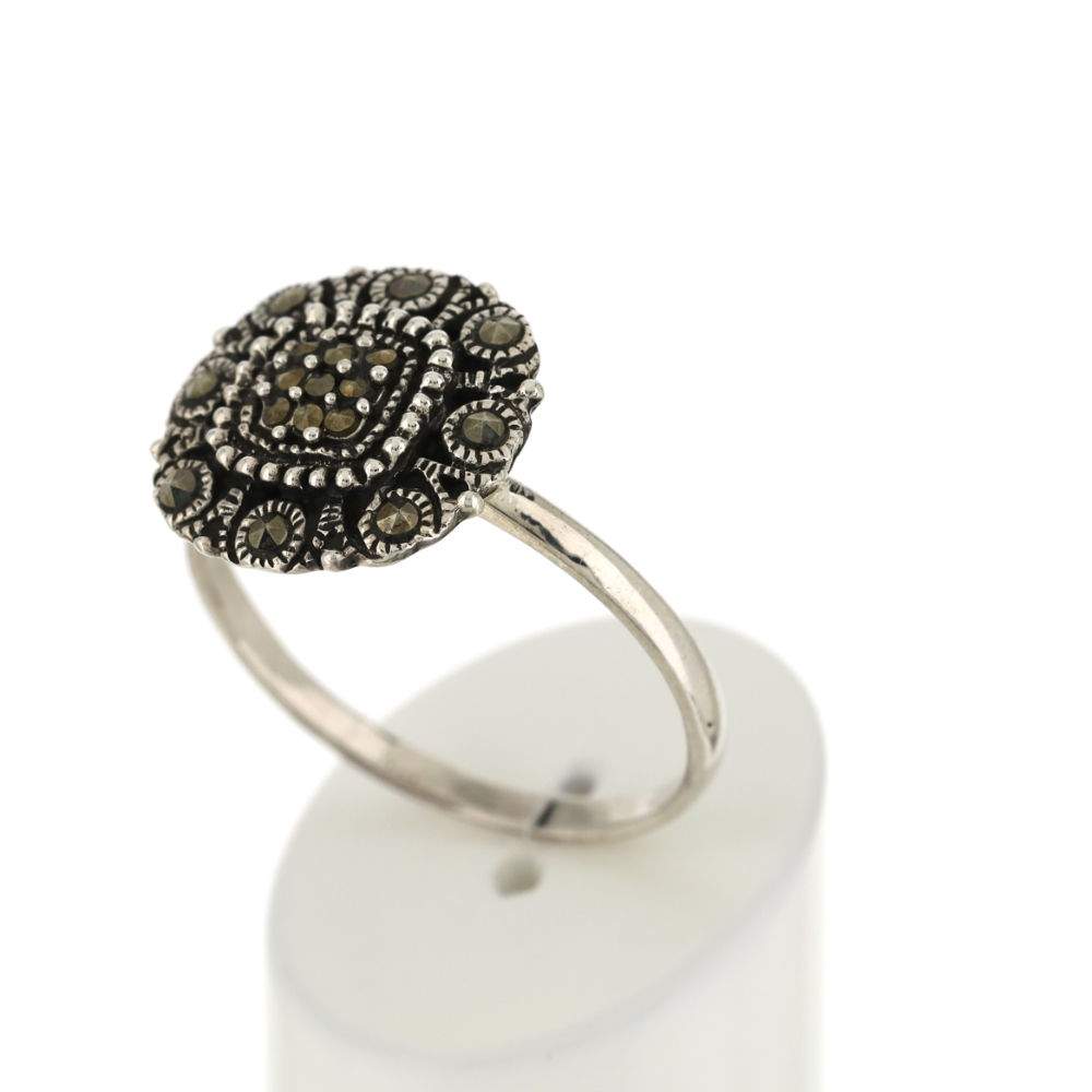 Bague argent 925 marcassites - vue 3