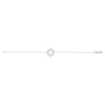 Bracelet argent 925 zirconias 18 cm - vue 2