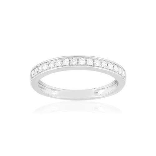 ALLIANCE or 750 blanc diamants