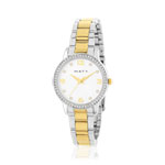 Montre femme acier bicolore jaune - vue 1