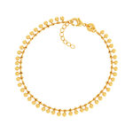 Bracelet plaqué or 16 à 18 cm - vue 1