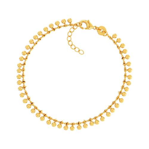 Bracelet plaqué or 16 à 18 cm