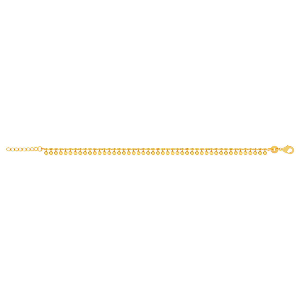 Bracelet plaqué or 16 à 18 cm - vue 2