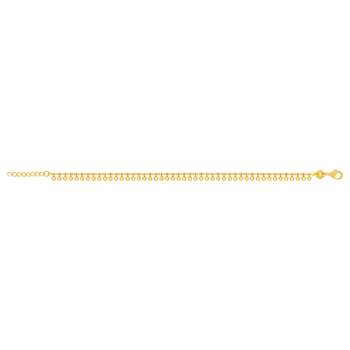 Vergulde armband 16 tot 18 cm