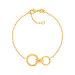 Bracelet plaqué or 16 à 18 cm - vue 1