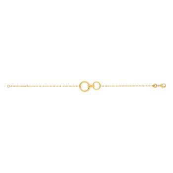 Vergulde armband 16 tot 18 cm