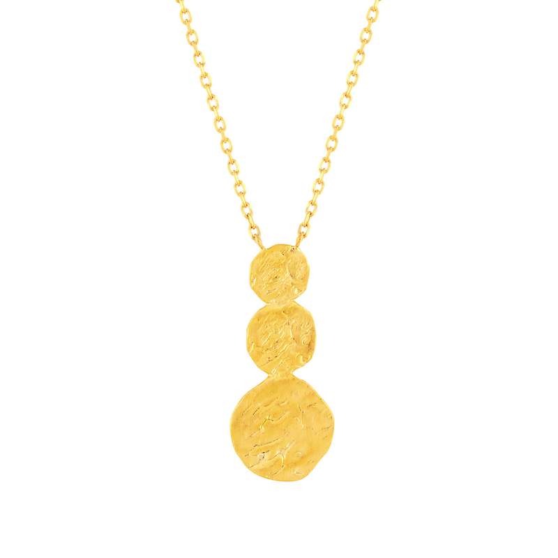 Collier plaqué or 45 cm - vue 1