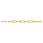 Bracelet plaqué or 20 cm - vue 2
