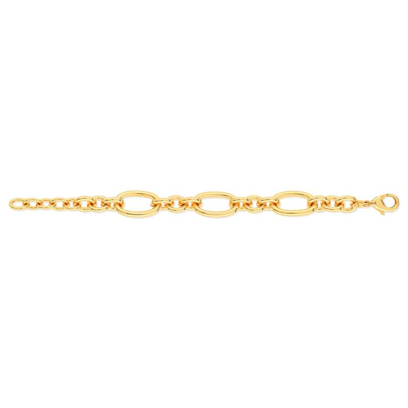 Bracelet plaqué or 20 cm - vue 2