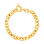 Bracelet plaqué or 19 cm - vue 1