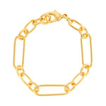 Bracelet plaqué or 20 cm - vue 1