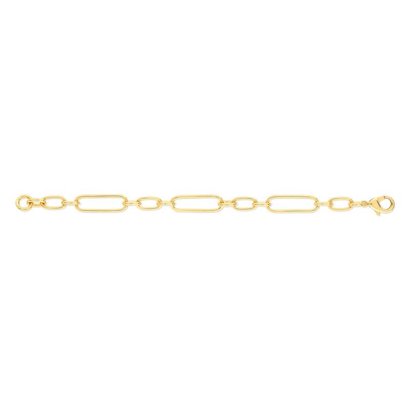Bracelet plaqué or 20 cm - vue 2